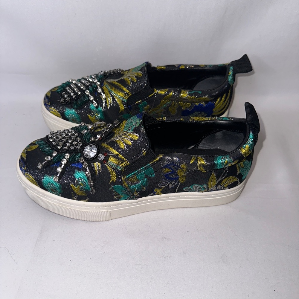 Circus by Sam Edelman Sinclair Critter Platform Jacquard Slip-On Sneaker Size 7 - Picture 4 of 6